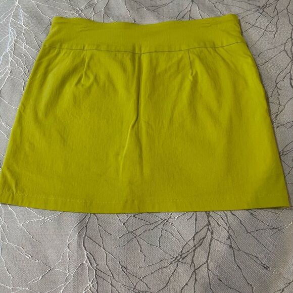 Attyre Skort Set of 2 Blue Floral Yellow  Pocket Tennis Golf Pickleball SZ 8 - Picture 5 of 11